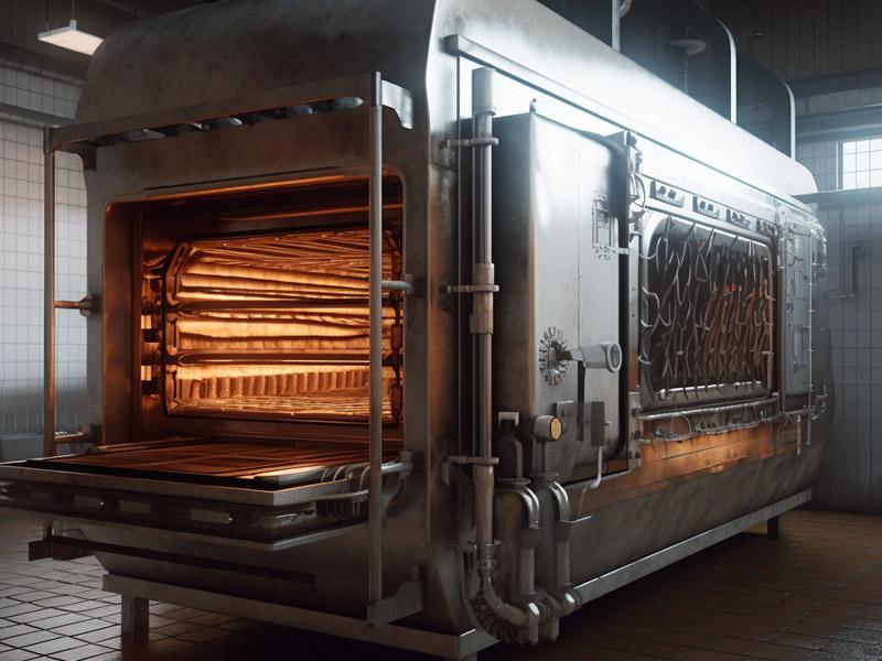 工業燃氣烤箱